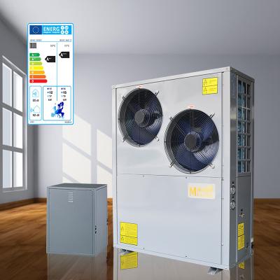 China Outdoor heating mode EVI Air to water heat pump one air UCE heat pump 20 kilowatts for sale