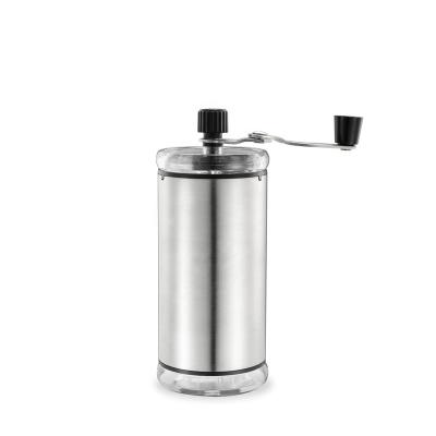 China Classic Coffee Grinder Stocked Bean Machine Stainless Steel Manual Coffee Burr Coffee Bean Grinder for Kitchen for sale