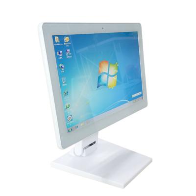 China QR Code / NFC / LOGO 15.6 Inch Full HD White Interactive Touch Screen All In On PC for sale