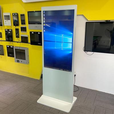 China 3G/4G Indoor Vertical Floor Stand Kiosk Machine/Camera/Printer/Human Sensor/LOGO 4K Android Android Displays Digital Signage Advertising Players for sale