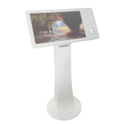 China 3G/4G Sensor LOGO Floor Support Self Service 21.5inch Touch Screen Kiosk Smart Interactive Digital Display/Camera/Printer/Human for sale