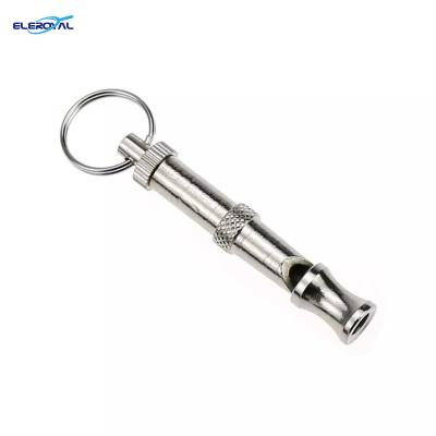 China Viable Metal Ultrasonic Adjustable Launch Device Dog Training Whistle To Stop Barking Bark Control for sale