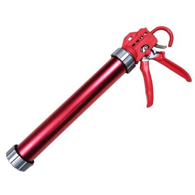 China Steel And Aluminum Alloy 9 Inch Drop-Stop Caulk Gun Fifth Bearing Glue Sausage Caulking Gun Bearing Tool 11 Dry Cordless Solids Available for sale