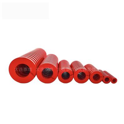 China ISO10243 Automotive Coil Springs Red Compression Medium Heavy Load Press Te koop