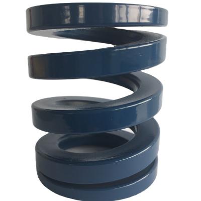 China Factory Custom Blue 10243 Alloy Steel Coil Mould Spring 55CrSi Compression Adjustable Die Spring 55 chrome silicon Springs Te koop