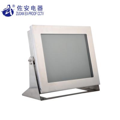 China 304 Full Sealed Stainless Steel 17inch Explosion Proof IP66 Monitor For Industry Aggressive Area for sale