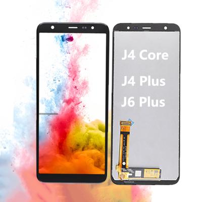 China high brightness & High Saturation Pantalla LCD Display Tela Front Touch Screen Display For Samsung J6 plus J610 J410 J415 J4 plus J4 Insulated Screen for sale