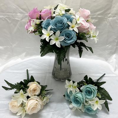 China Events Decoration Wedding Garland Artificial Flower Christmas Wreath Home Decoration Wreath Box Packing Hao Plants Material Plastic Gua for sale