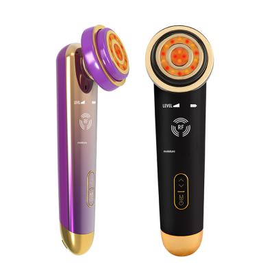 China Pore ​​Shrinking Handheld Eco-friendly Infrared Beauty Device Skin Massager EMS Facial Eye Massager Machine for sale