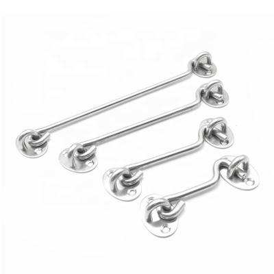 China Modern Hotel Hardware Silver Door Hang Stainless Steel Metal Window Hook for sale