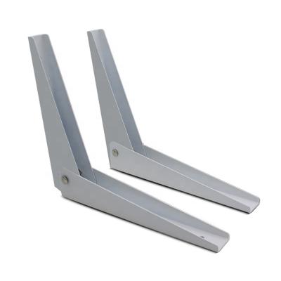 China Modern Triangle Wall Shelf Bracket Metal Triangle Folding Shelf Bracket Support for sale