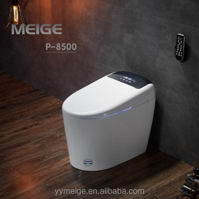 China Meige P-8500A Good Quality Large Screen Display Fashion Self Cleaning Waterproof Luxury Female Rear Electronic Ceramic Toilet Large Tank for sale