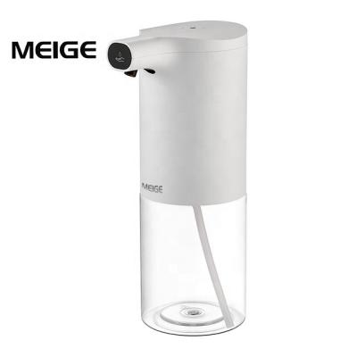 China Foam High Quality Plastic Soap Dispenser Meige 320ml Battery Modern Desktop Style OEM Customized Creative Sensor Bubbles Auto Soap Dispenser for sale