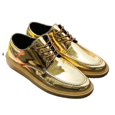 China 2021 fashion new men's shoes fashion festival gift leather shoes lace up trend wild formal men's shoes for sale