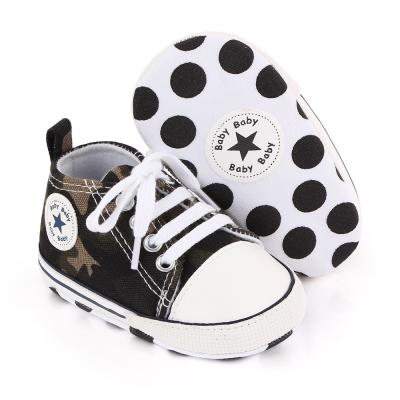 China Flat Popular Multicolor Men's and Women's Spring and Autumn Baby Shoes Baby Canvas Shoes Baby Toddler Shoes Wholesale for sale