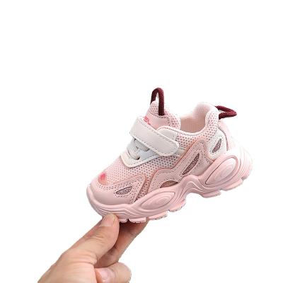 China 2021 Spring and Autumn New Dad Shoes Toddler Recyclable Children's Shoes Breathable Mesh Shoes Girls Sports for sale