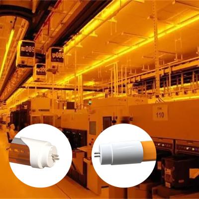 China Matching Bracket Lights T8 / T5 LED Anti UV Plastic Tube T8 / T5 LED Yellow Light Plastic Tube for sale