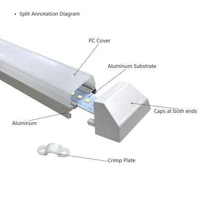 China Class 10-1000 Cleanroom LED Cleanroom Light For T-bar Grid Light for sale