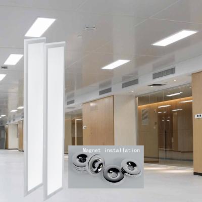 China Warehouse wholesale OEM price led panel light magnetic track light 24w 36w 48w led magnetic magnet light installation for sale