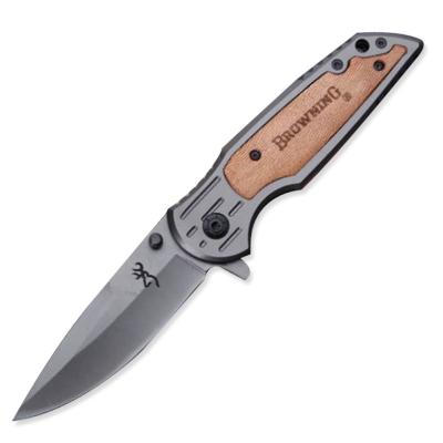 China Brown-X38 EDC Hunting Knife Folding Knife Camping Tool Toolsupplier Tactical Size Steel Handle Pocket Knife TOOL Wholesaler for sale