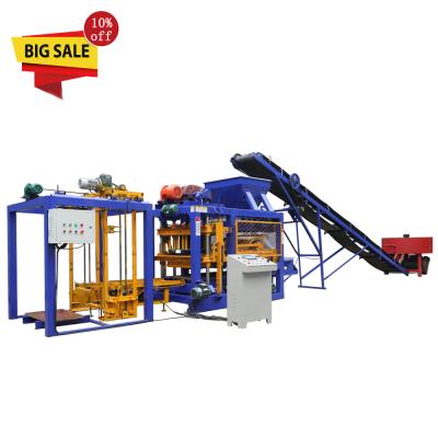 China Building Material Stores QTJ4-25 Interlocking Soil Cement Brick/Block Making Machine In Kenya for sale