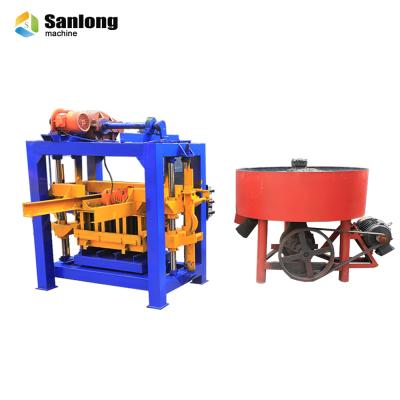 China Building Material Stores Manual Solid Cement Brick Concrete Block Making Machine Price for sale