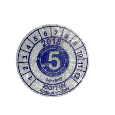 China High quality anti-counterfeit 25mm round sticker warranty sticker is invalid if torn for sale