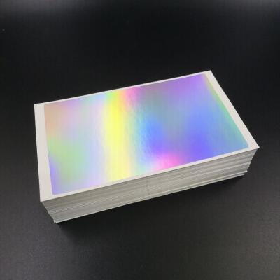 China Cheap Anti-Counterfeit Hologram Custom Destructible Blank Stickers for sale