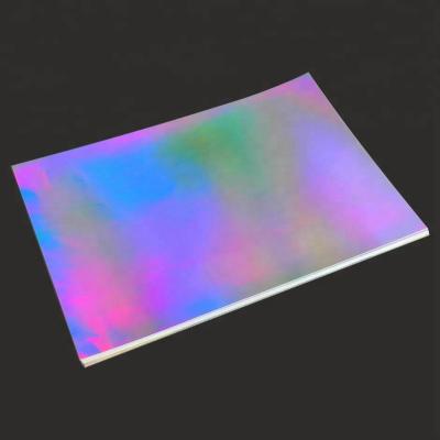 China Waterproof Hot Selling Plain Hologram Vinyl Paper Destructible Hologram Anti-Counterfeiting Sticker for sale