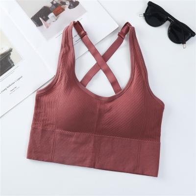 China Wholesale Breathable V-Neck Ladies Young Girls Seamless Bra For Women for sale