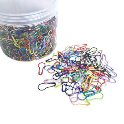 China 1000pcs/lot Colorful Knitting Hook Locking Stitch Marker Tag Safety Pins DIY Sewing Tools Needle Clip Unlocks Accessories ELT0940 for sale