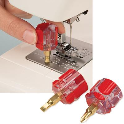 China Plastic Mini Needle Flat Screwdriver Set Sewing Tool For Sewing Machine for sale