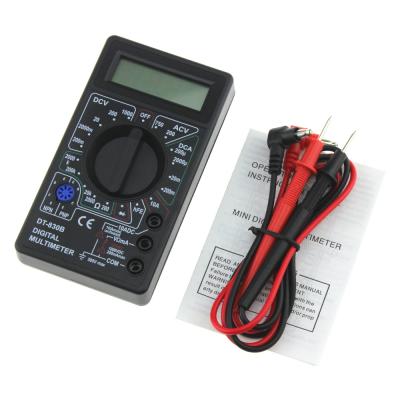 China Wholesale Triode Tester Diode Resistance Voltage Digital Multimeter DT830B Handheld Digital Multimeter No Battery ET2036 for sale