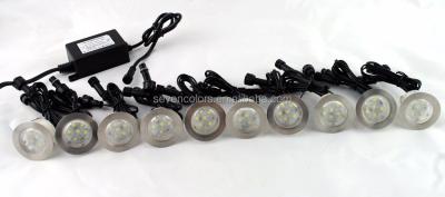 China Decoration light 10 win in chair 12 volt package color dia45mm RGB led light (SC-10*B109C-SET) for sale