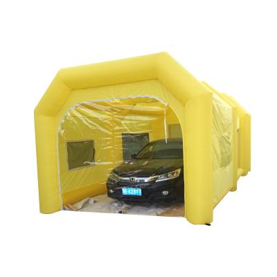 China High Quality Room Inflatable Tent Paint Spray Beauty Blower Inflator Car Inflatable Tent for sale