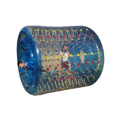 China Adult PVC TPU Or PVC I Inflatable Water Roller For Water Sports for sale