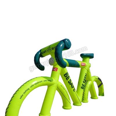 China Recycle Giant Inflatable Bike Model Customized For Outdoor Advertising for sale