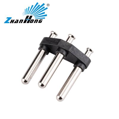 China Industrial Quality Fine Durable Using Plastic Low Price 3 Pin Plug Insert for sale