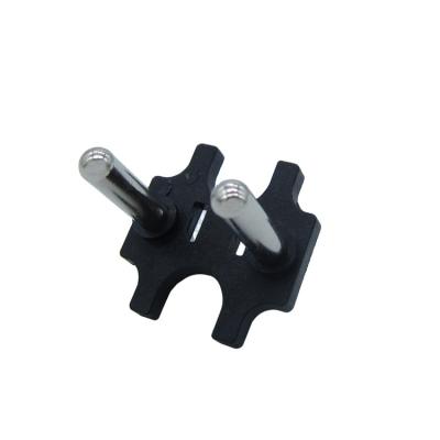 China Easy Installation ZH-A002-a Holland Plug Insert Fork 10A / 16A 2 Pin for sale