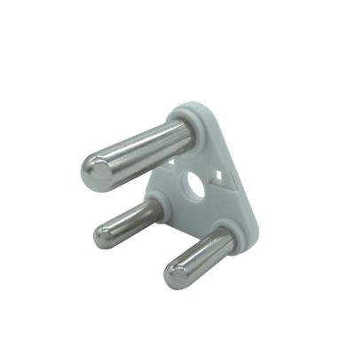 China De Pin Socket Plug Insert 3 Large South Africa Industrial Crimping Pin 10A Plug Solid Insert for sale