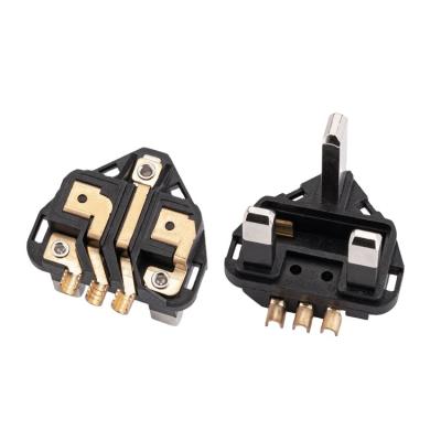 China ZH-A019-A Single UK Plug Insert 10A 16A 3 Pin Slim for sale