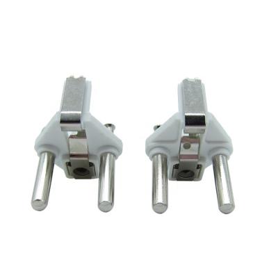 China Manufacturer Source Industrial French Plug Insert 4.8mm Electrical VDE 2pin for sale