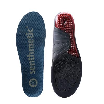 China Breathable Shock Absorbing Sweat Protection Eco-friendly PU Flex Insole With TPU Cushion Basketball Sneaker Spring Sports Insole Orthopedic OEM ODM for sale