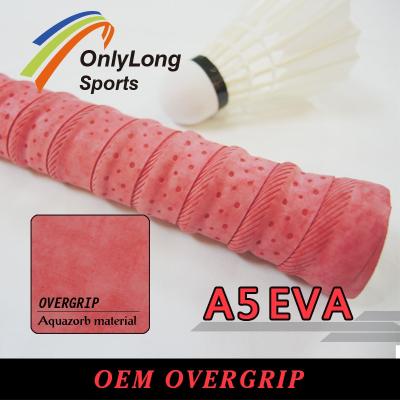 China Dry feel/sweat absorption/anti-slip EVA Keel overgrip dry feel badminton racket handle A5 EVA for sale