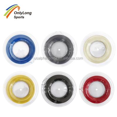 China 16L/1.25 mm 200M polyester hex coil tennis racket string for tennis racket for sale