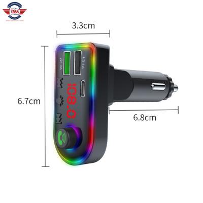 China Less Than 10meter F8High Quality Wireless Car Music Download Player With Advanced Type USB Radio Colorful Blue Tooth Mp3 for sale