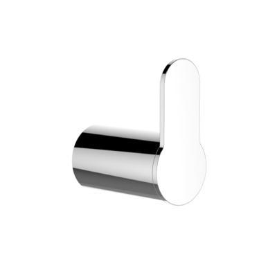 China Bathroom Accessories Modern Stainless Steel Chrome Black Wall Robe Modern Brass Hook for sale