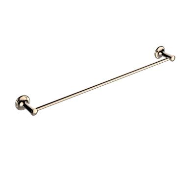 China Modern Hotel Chrome Home Accessory Rose Gold Hand Single Towel Bar For Bathroom for sale