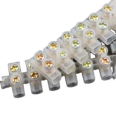 China PA66/PE/PP High Frequency Plastic Electrical Insulated Terminal Block for sale