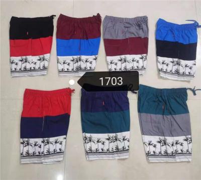 China 2.8 USD MK128 Yiwu Amysi Clothing Color Matching Shorts Breathable Cotton Man Summer High Quality Pure Shorts for sale